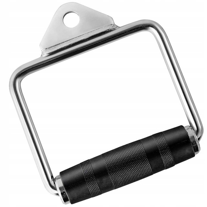 UCHWYT DO WYCIĄGU ATLASU POJEDYNCZY OBROTOWY STALOWY + GUMA DO ĆWICZEŃ PRO