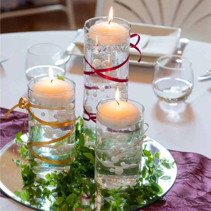 Kulki żelowe do kwiatów HYDROŻELOWE ziema hydrożel - bezbarwne 50000 sztuk