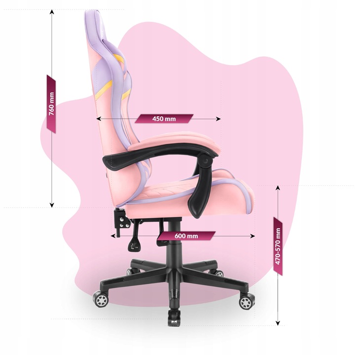 FOTEL GAMINGOWY DLA GRACZA BIUROWY HELL'S