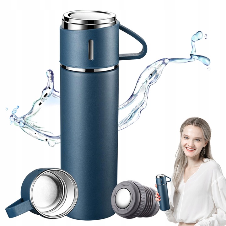 TERMOS STAL NIERDZEWNA BUTELKA PICIA BUTELKA TERMICZNA GORĄCE ZIMNE NAPOJE