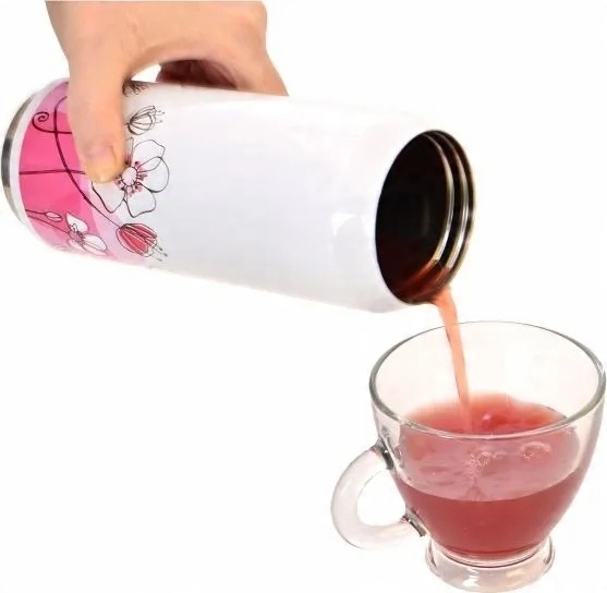 Kubek termiczny, termos Orion Maki biały 500 ml