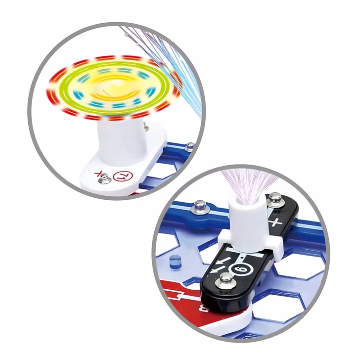 ZESTAW EDUKACYJNY MAŁY ELEKTRONIK EKSPERYMENTALNY ELEKTRYK NAUKA I ZABAWA