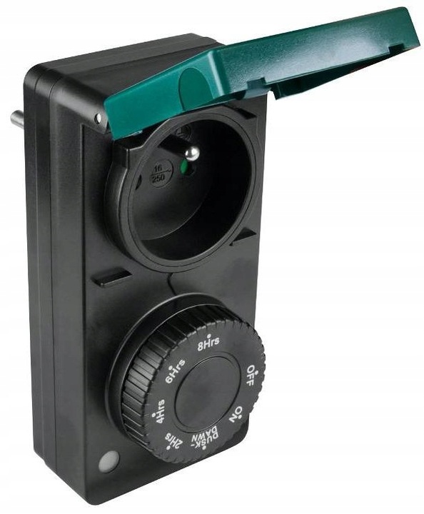 Programator czasowy analogowy z czujn. zmierzchu