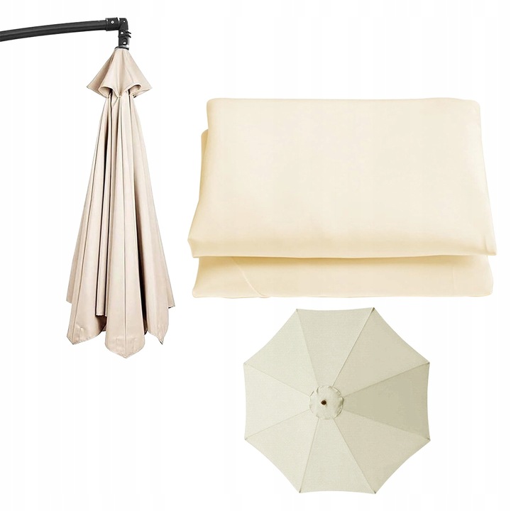 Poszycie wymienne materiał parasola ogrodowego 8 ramion 300cm