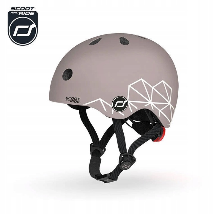 Kask rowerowy dziecięcy na hulajnogę Scoot and Ride, rozm. XXS-S, 1-5 lat