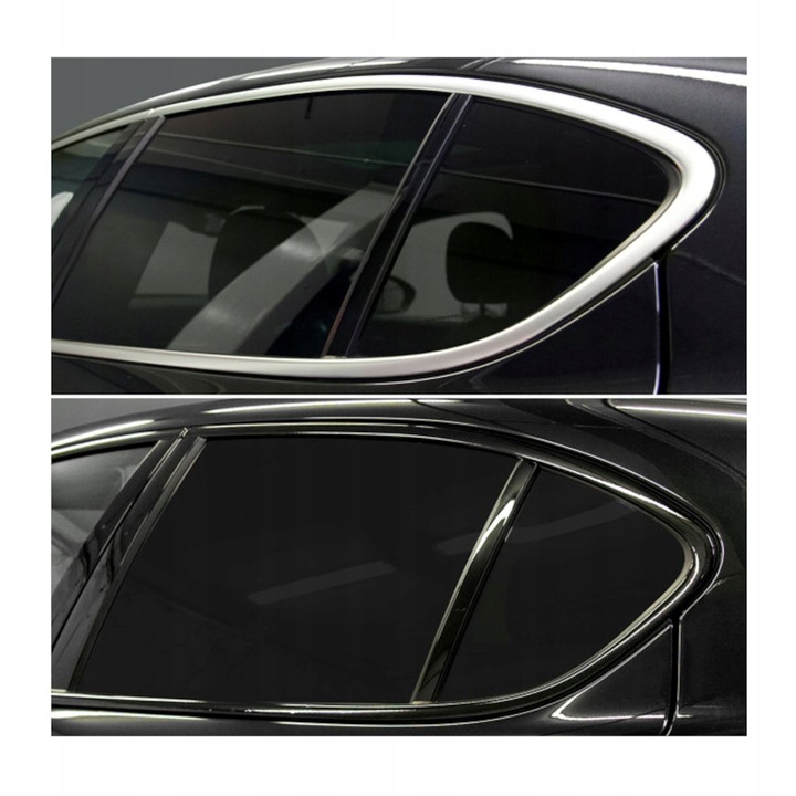 Folia Taśma Dechroming Czarny Połysk Na Listwy Progi 3,5cmx10M Rakla Nożyk