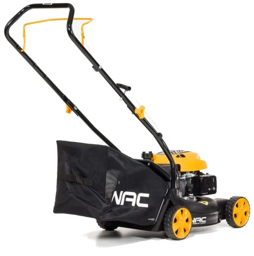 Kosiarka SPALINOWA NAC 41 cm 1,3 kW BEZ NAPĘDU Kosz 40 litrów LEKKA 2w1