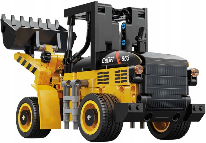 KLOCKI CADA TECHNIC KOPARKO-ŁADOWARKA 403 EL. RUCHOME ELEMENTY NA PREZENT