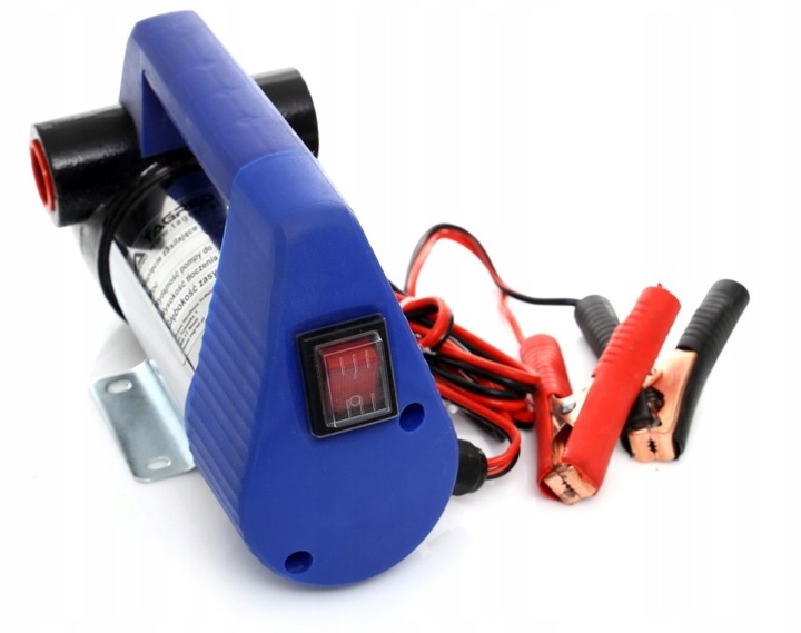 POMPA DO SPUSZCZANIA PALIWA ROPY OLEJU 12V POMPKA MOCNA