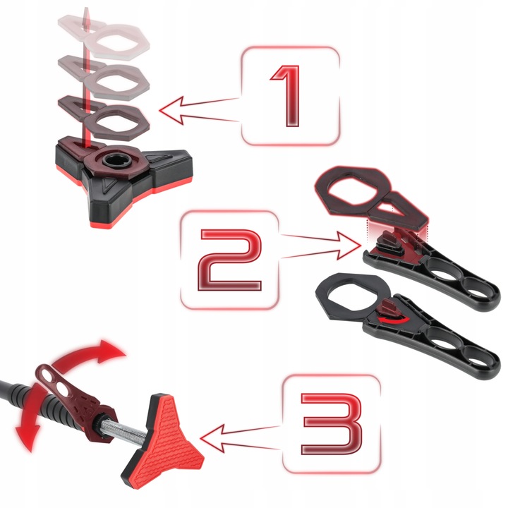 DRĄŻEK ROZPOROWY DO PODCIĄGANIA ĆWICZEŃ REGULOWANY STALOWY 98-130CM PREMIUM