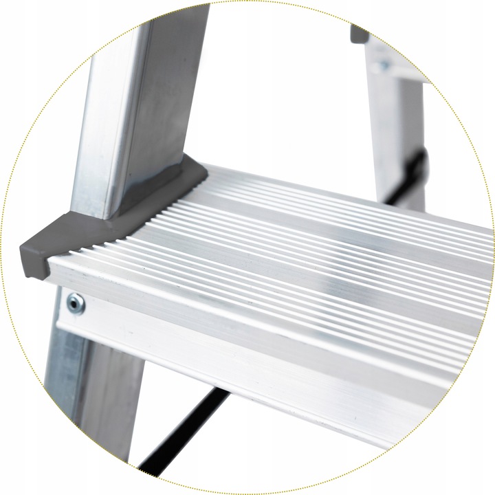 Drabinka dwustronna 2stopniowa 2x2 podest stołek taboret Drabest 125kg