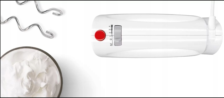 Mikser ręczny Bosch MFQ3030 350W Turbo 4 prędkości 4 końcówki Turbo Lekki