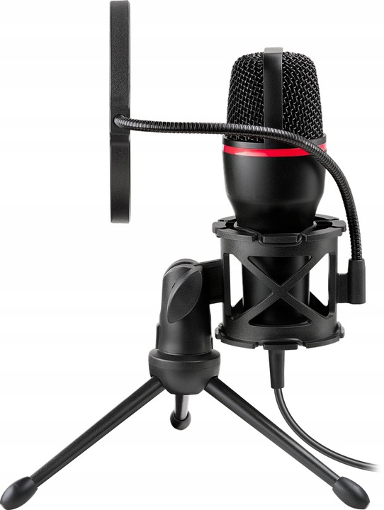 Mikrofon Komputerowy Gamingowy Studyjny Streaming