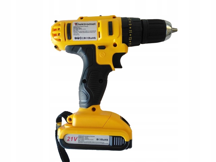 21V WIERTARKO WKRĘTARKA AKUMULATOROWA WALIZKA NASADKI BITY LED WALIZKA 2AKU
