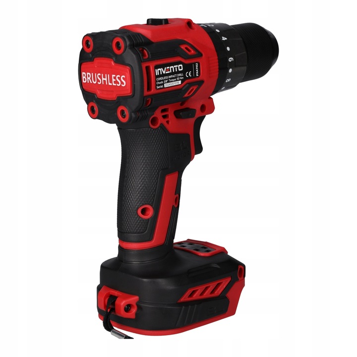 Wiertarko wkrętarka udarowa akumulatorowa 3/8" INVENTO A74U samo urządzenie