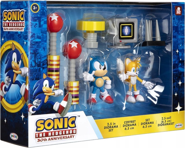SONIC the Hedgehog Figurki Sonic i Tails diorama