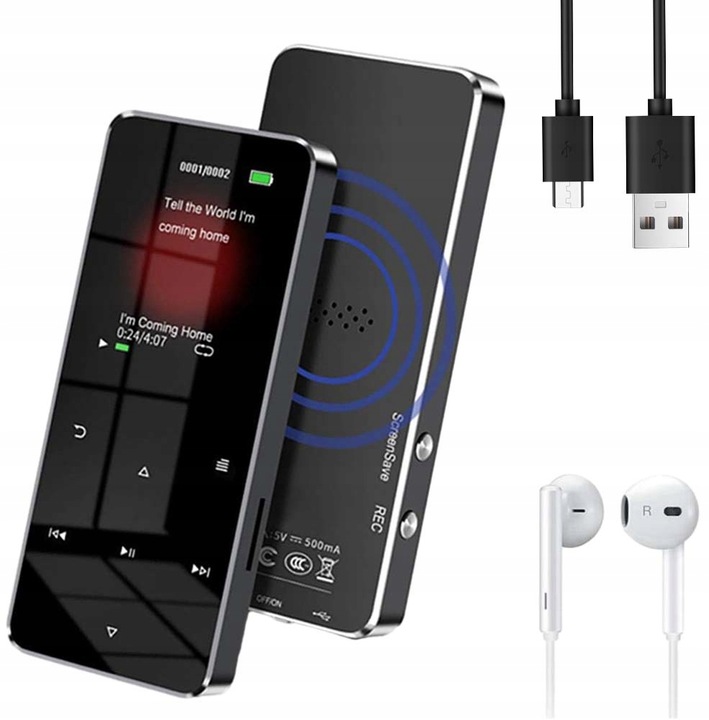 MP3 PLAYER BLUETOOTH 5.0 RADIO Z NAGRYWANIEM 16GB