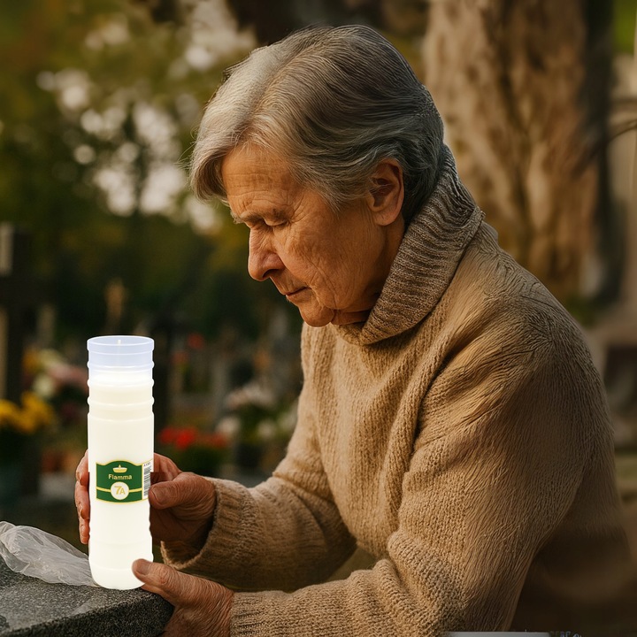 Wkłady do Zniczy Rewelacyjne na Upał Parafinowe 7dni x12 Długopalące do168h