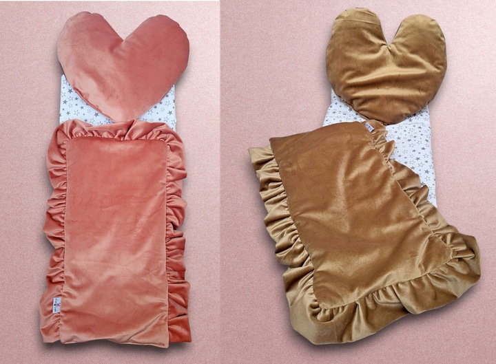 2w1 Łóżeczko – Kołyska XXL duże dla lalek z 3 elementową pościelą PL