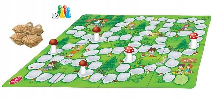 GRZYBOBRANIE GRA RODZINNA DLA DZIECI