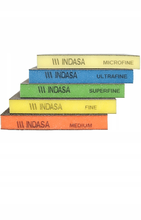 INDASA GĄBKA ŚCIERNA na mokro i sucho 10szt