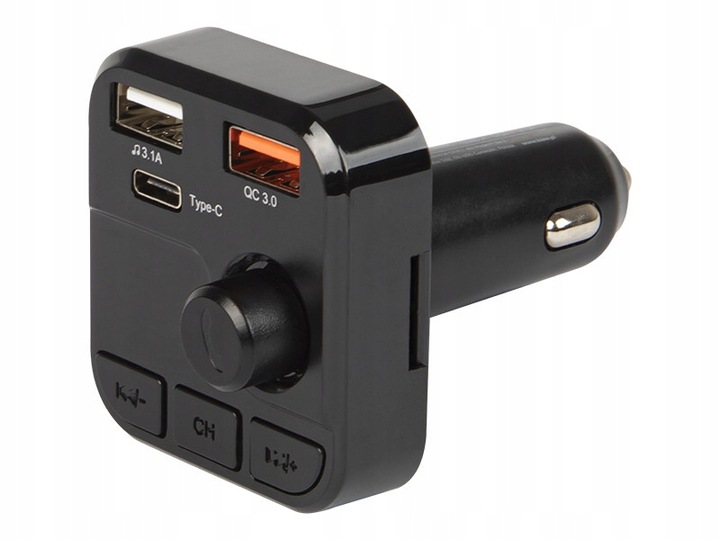 Transmiter FM BLOW Bluetooth 5.0 USB ładowarka 3,1A