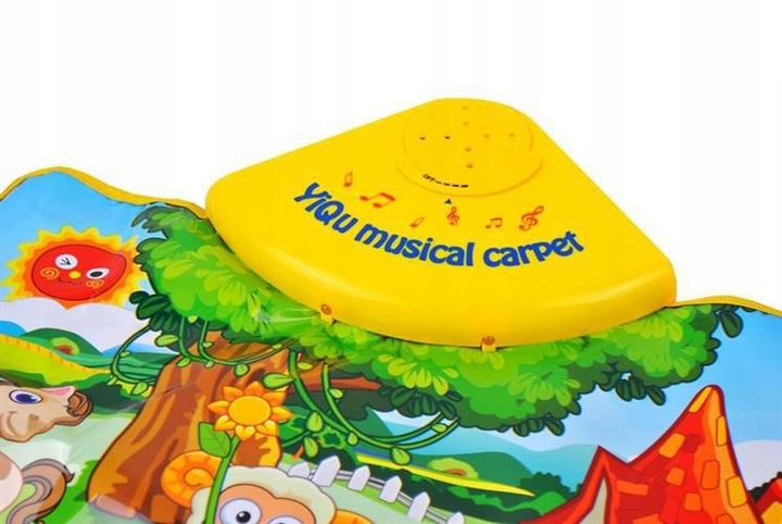 MATA MUZYCZNA INTERAKTYWNA EDUKACYJNA WESOŁA FARMA ODGŁOSY ZWIERZĄT GRA