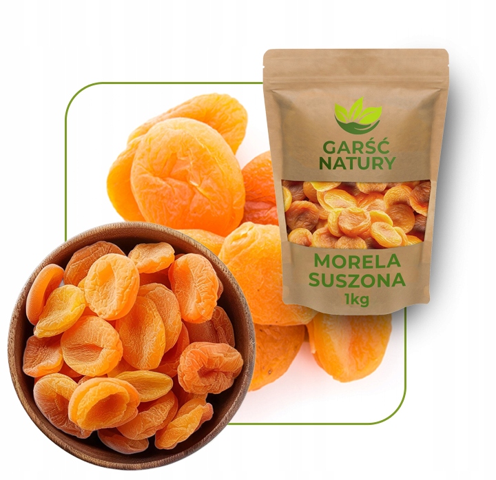 MORELE SUSZONE CAŁE wysoka Jakość 1000 g Morela Suszona BEZ CUKRU 1 kg