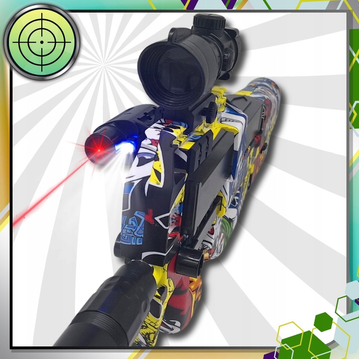 _ P90 PISTOLET KARABIN AUTOMAT NA KULKI ŻELOWE_