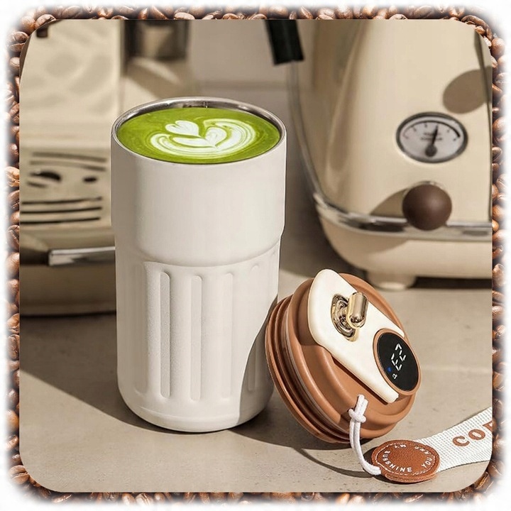 Kubek Termiczny Termos Kawa Herbata Wyświetlacz LED temperatura