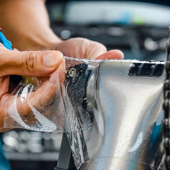 Folia Ochronna Na Rower 5cmx5M Taśma PPF Bezbarwna Samoprzylepna Na Rame