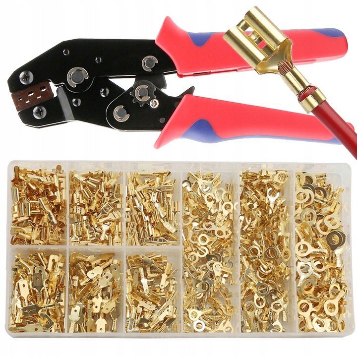 600X ZACISKARKA PRASKA KONEKTORÓW ZESTAW SAMOCHODOWYCH SZCZYPIEC ZACISKANIA