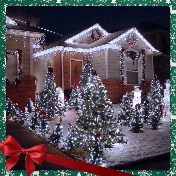 SOPLE LED 500 LAMPKI ZIMNE WISZĄCE 24M ZEWNĘTRZNE WEWNĘTRZNE EFEKT FLASH