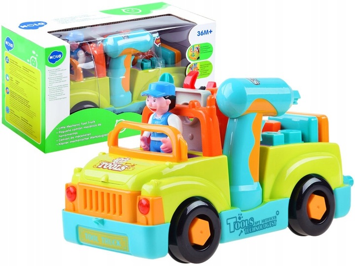 Auto do skręcania i rozkręcania mały mechanik jeździ gra interaktywny GRA