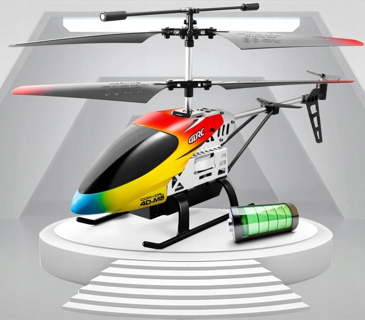 HELIKOPTER ŚMIGŁOWIEC ZDALNIE STEROWANY ŻYROSKOP AKUMULATOR WYMIENNY USB