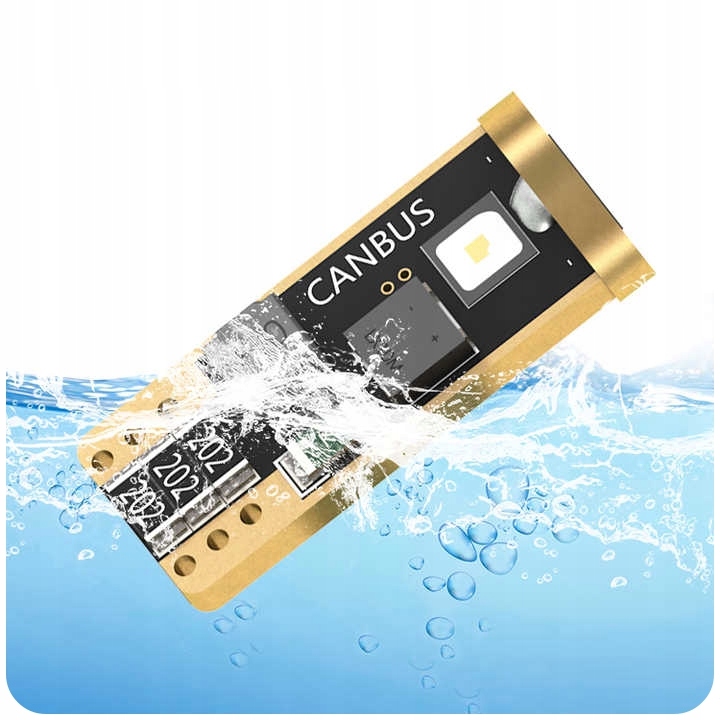 2x Żarówka LED W5W T10 S5 6000K biel MOCNE DIODY CSP SERIA PRO WHITE CANBUS