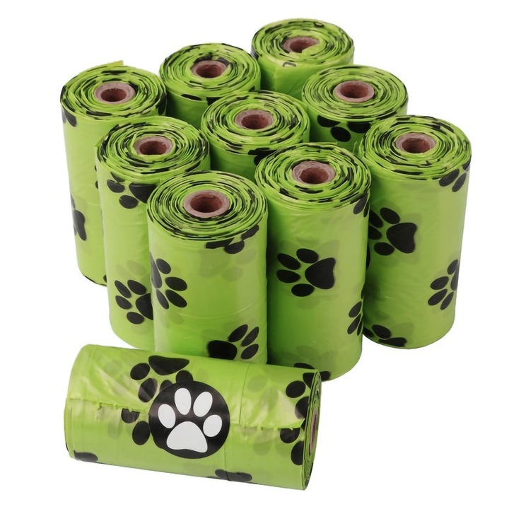 WORKI BIODEGRADOWALNE Woreczki na psie odchody BIO 360 szt.+ etui ZAPACHOWE