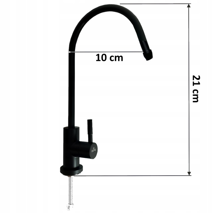 Zestaw DAFI FLOW COMFORT D1 System filtr wody pitnej + Czarny kran