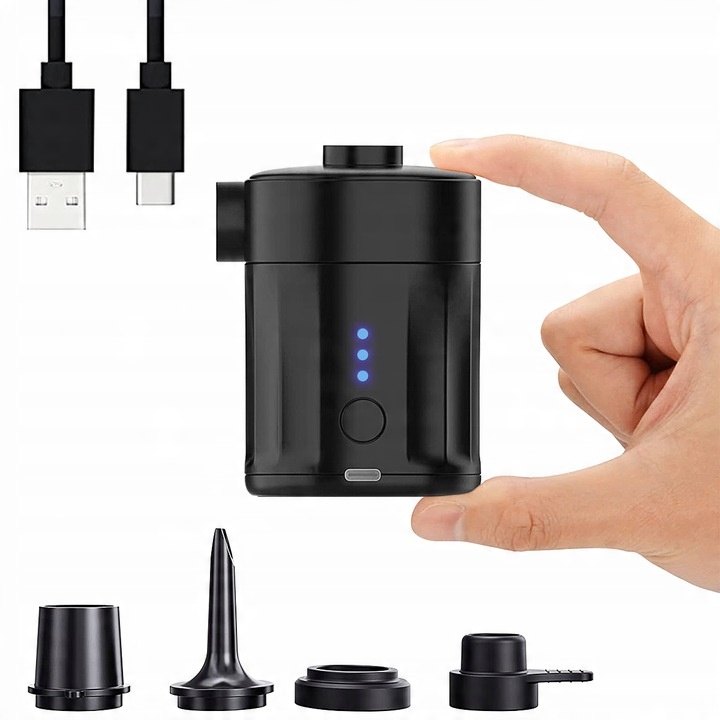 AKUMULATOR MINI POMPA ELEKTRYCZNA NADAJE SIĘ DO PONTONÓW/MATERACY 4000mah