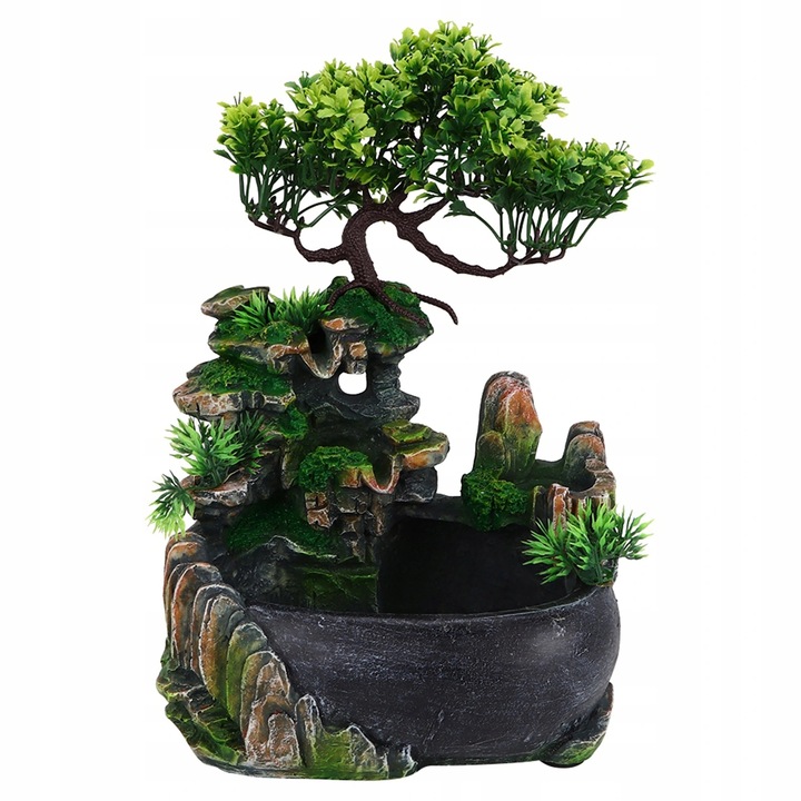 FONTANNA DOMOWA DRZEWKO BONSAI WODOSPAD LED