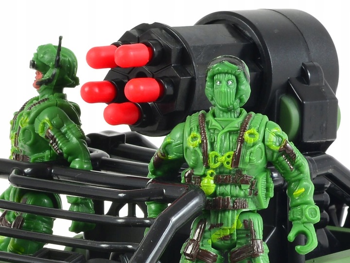 SAMOCHÓD ZDALNIE STEROWANY TERENOWY AUTO NA PILOTA WOJSKOWE WYRZUTNIA