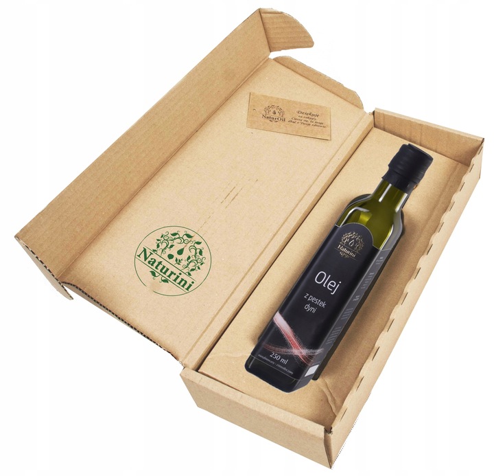 OLEJ ORZECHOWY Z ORZECHÓW LASKOWYCH nierafinowany Naturini 250ml