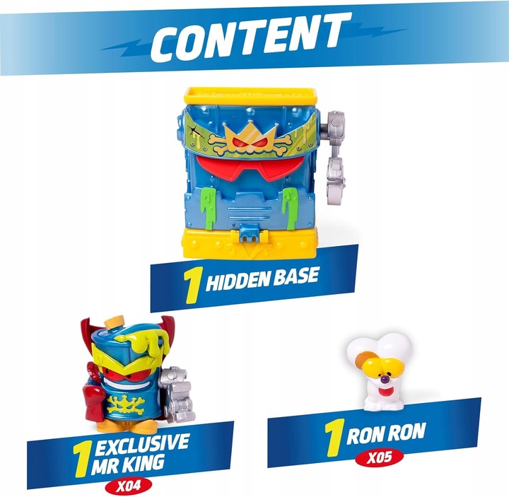 SuperThings Hidden Base Mr.King kryjówka Kazoom Power Super Zings Things