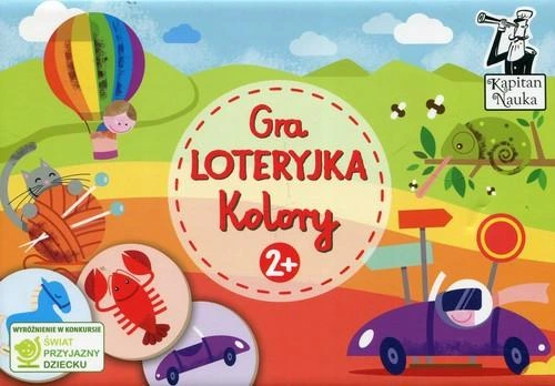 Gra Loteryjka Kolory Edukacyjna Dla Najmłodszych Dzieci 2+ Kapitan Nauka