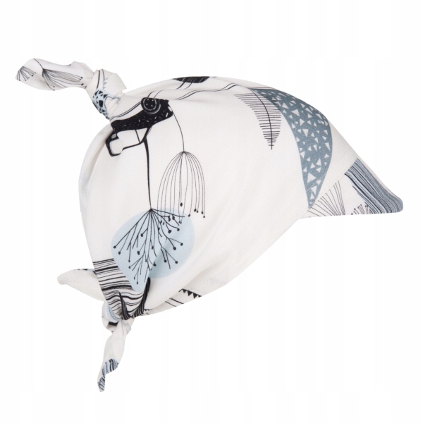 CHUSTKA BAMBUSOWA Z DASZKIEM ODDYCHAJĄCA 0M+