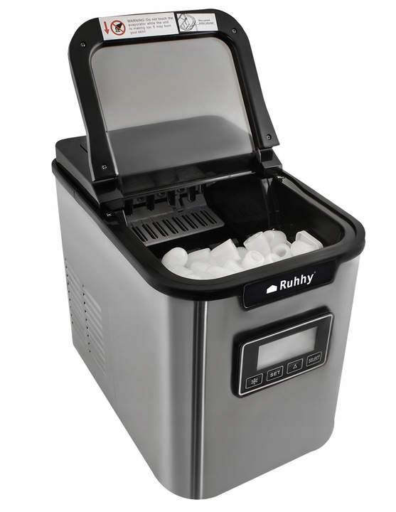 KOSTKARKA DO LODU MASZYNA DO KOSTEK DYSTRYBUTOR SZUFELKA KUBEK TERMICZNY