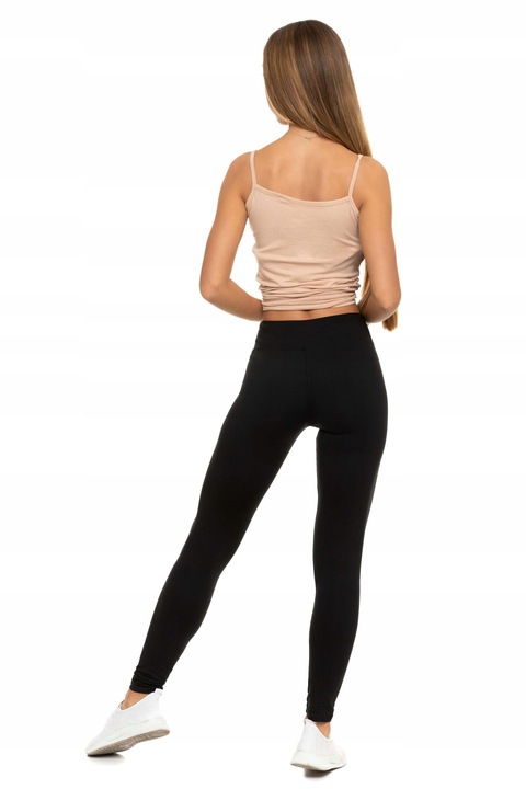 MORAJ Legginsy długie getry damskie kryjące WYSOKI STAN - czarne L/XL