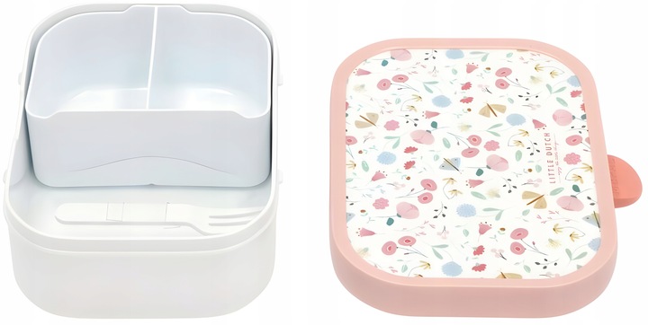 MEPAL LUNCHBOX ŚNIADANIÓWKA DLA DZIECI DO SZKOŁY KWIATY MOTYLKI BEZ BPA