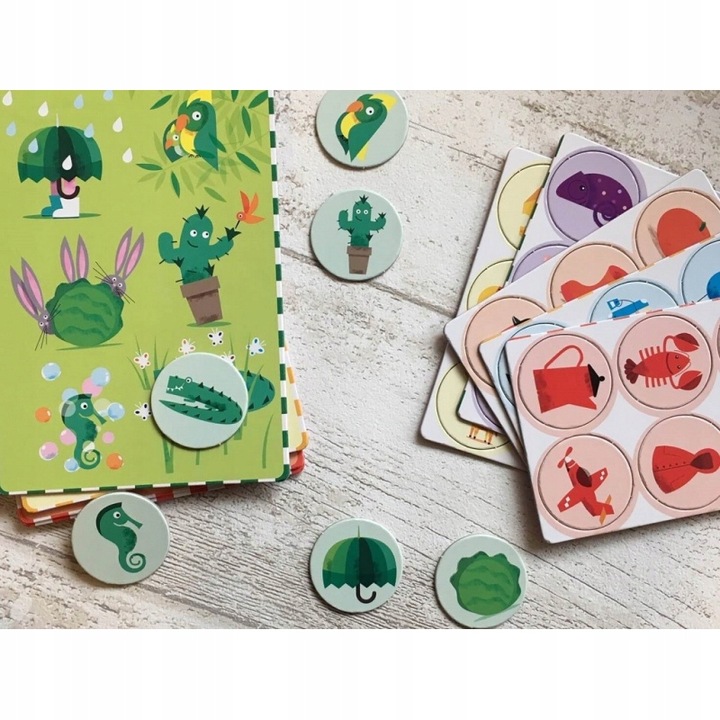 Gra Loteryjka Kolory Edukacyjna Dla Najmłodszych Dzieci 2+ Kapitan Nauka