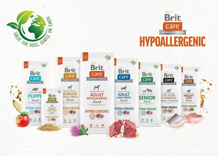 BRIT CARE Hypoallergenic Senior Lamb 12kg